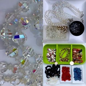 Vintage Glass and Crystal Beads